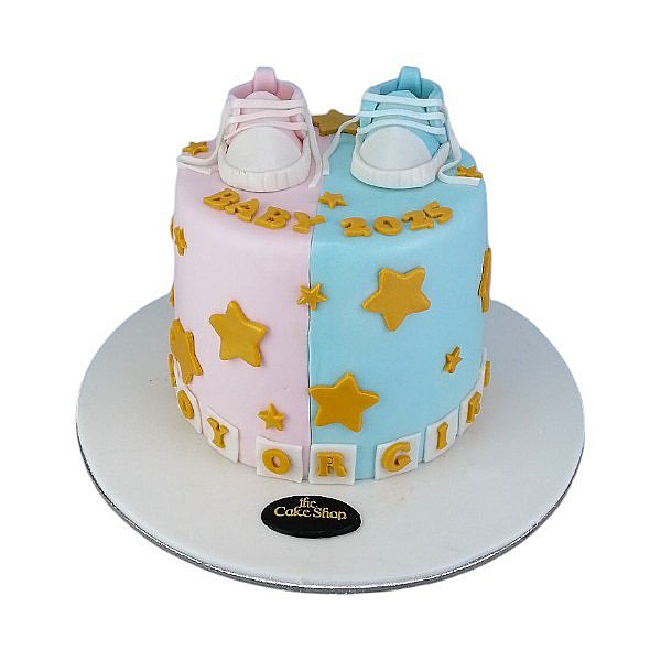 Gender Reveal Cake