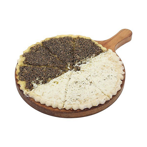 Cheese and Za'atar Manakish