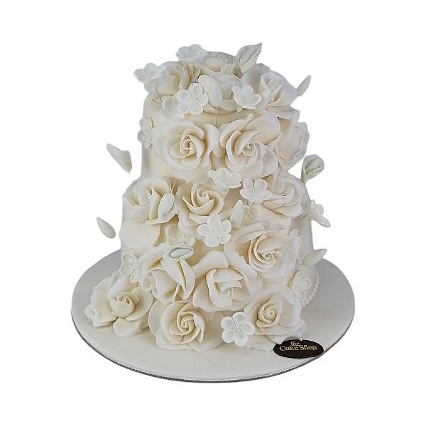 "White rose cake"