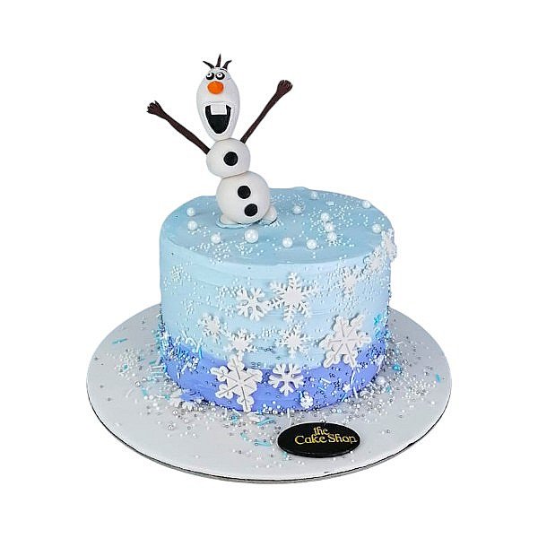 Snowman cake